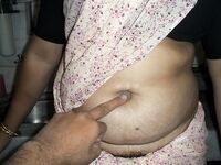 Mature Indian Aunty Posing Nude Kitchen