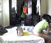 Slim Indian Girl Raveena Dress Changing Pics