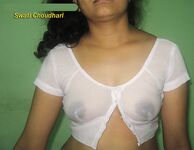 Indian Bhabhi Swati Boob Show From Blouse