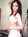 Stunning Desi Girl Shilpa Blue Dress Stripping Nude