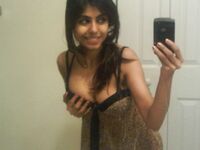 Hot juicy indian girl posing on camera