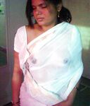 Indian Wife Wearing Wet Sari Boobs Visible