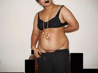 Indian housewife Seeta stripping naked