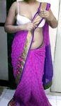Indian homemaker stripping her traditional indian outfits