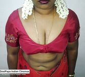 Mature indian housewife taking her indian outfits off in bedroom