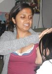 Mix bag picture of indian girl showing off