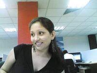 Indian call center girl giving some sexy poses on camera