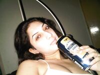 Drunk indian girl showing herself off