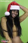 Indian Babe Lily Christmas Special Porn Pics