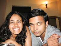 Indian honeymoon couple fun time