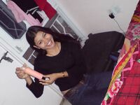 Indian amateur posing on camera