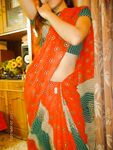 Indian Wife In Saree Stripping Naked Showing Her Natural Tits