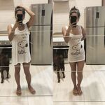 Teasing with my oh so tiny Desi thong, barely covering my wet throbbing clit