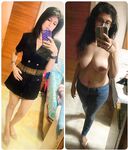 Indian MILF choosing between clothed or showing her tits