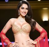 Skinny Indian Model Showing Perky Boobs Utterly Ready