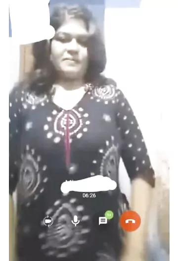 Beautiful bhabhi topless on video call with devar