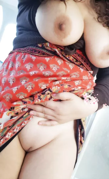 Goodnight with my Desi tits bouncing, fingering myself to a creamy orgasm