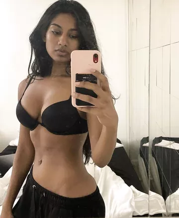 Squeezing My Tight Desi Body Close, Inviting Your Eager Tongue to Lick Every Inch