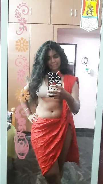 Blindfolded Indian girl nude in bed for fucking