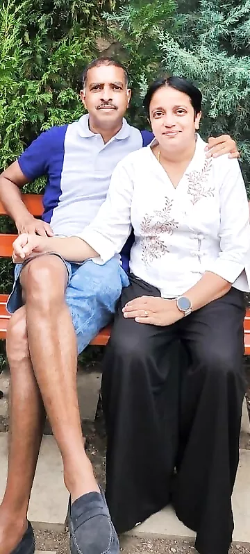 Indian swinger couple nude sex in hotel room