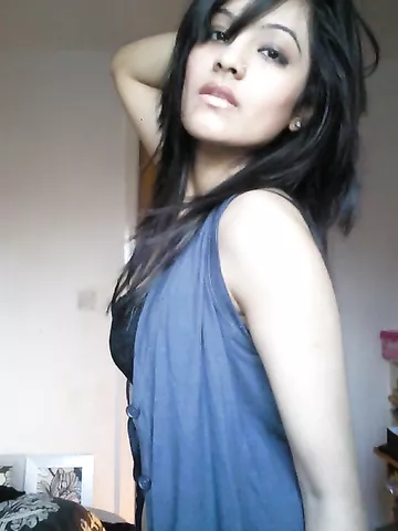 Stunning Desi Girl Shilpa Blue Dress Stripping Nude