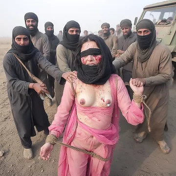 An Indian woman was captured by an ISIS gang.
