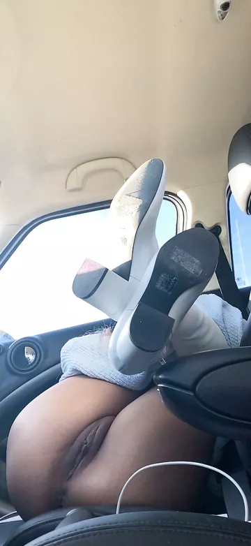 Horny Desi Wife Getting Naked At The Drive Through