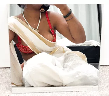 Horny Desi Wife Stripping Saree During Holiday Season