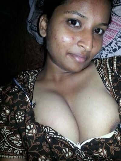 Nude Desi pimple girl with nice milky white tits