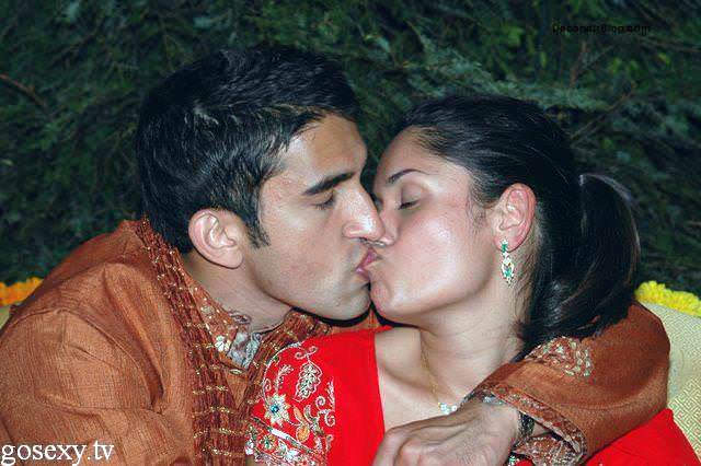 College couples enjoying a nice romantic kiss with their partner