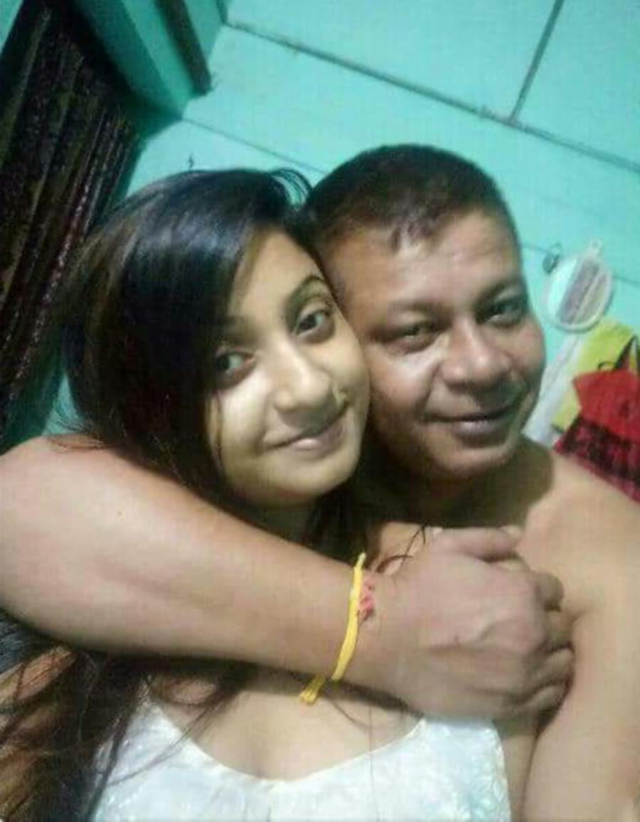 Sex pictures of young horny couple enjoying a nice home sex session