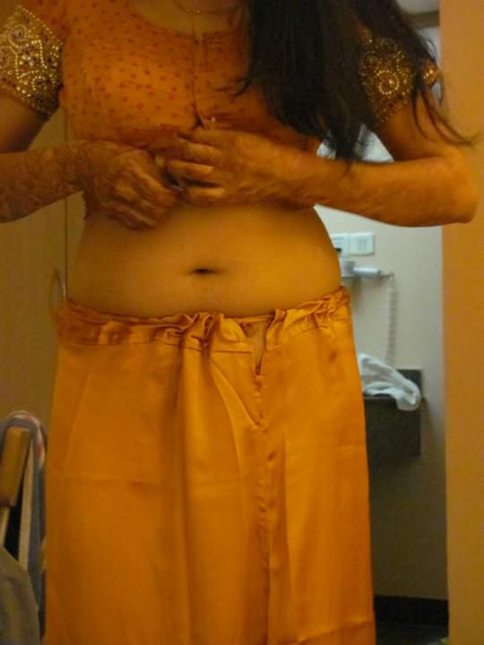 Sexy busty newly married wife strips for husband