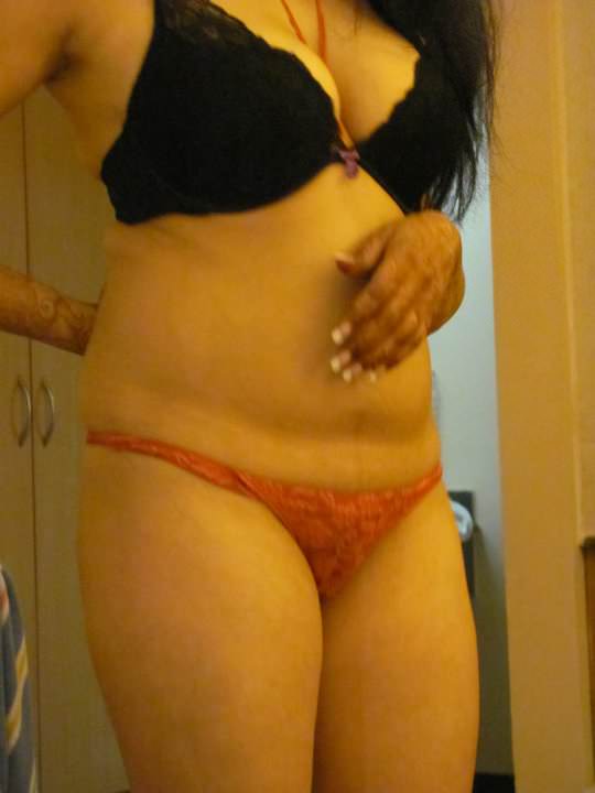 Sexy busty newly married wife strips for husband