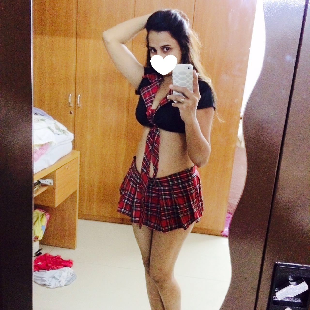 Sexy Hot wife seducing her husband with her naughty selfies