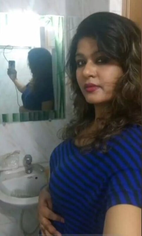 Beautiful bhabhi topless on video call with devar