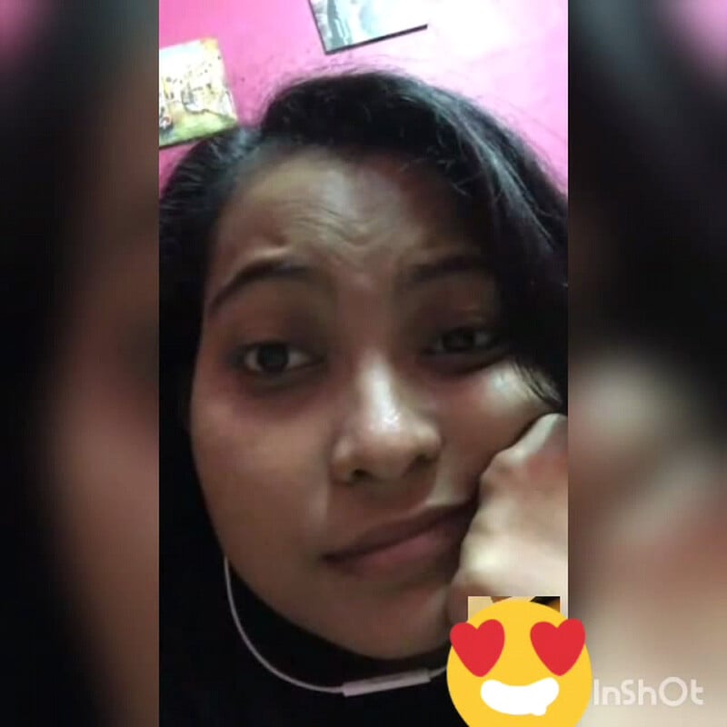 Big boobs GF live video call pics