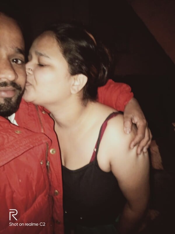 Big boobs Indian girl nude romance with boyfriend