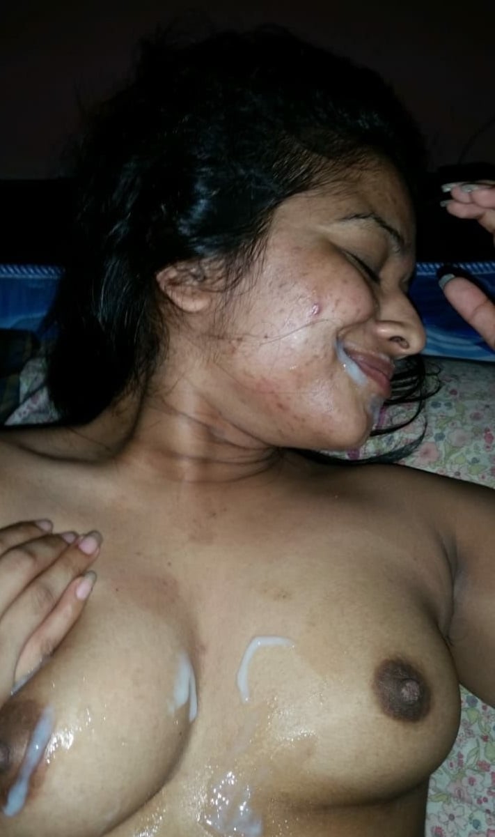 Indian wife cum facial pics