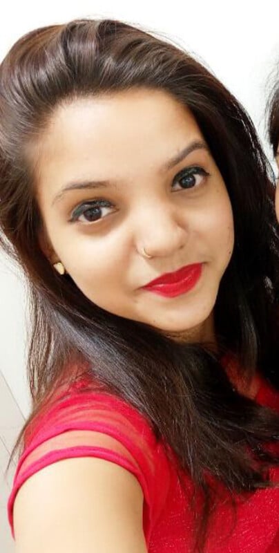 Cute Indian girl nude romance with lover pics