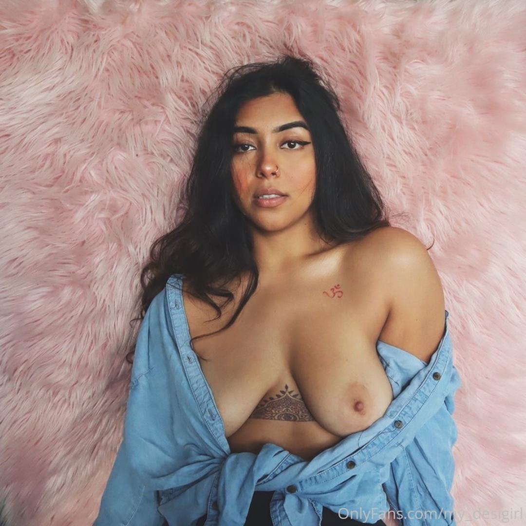 Indian Wife Showing Off Wanting You to Bite