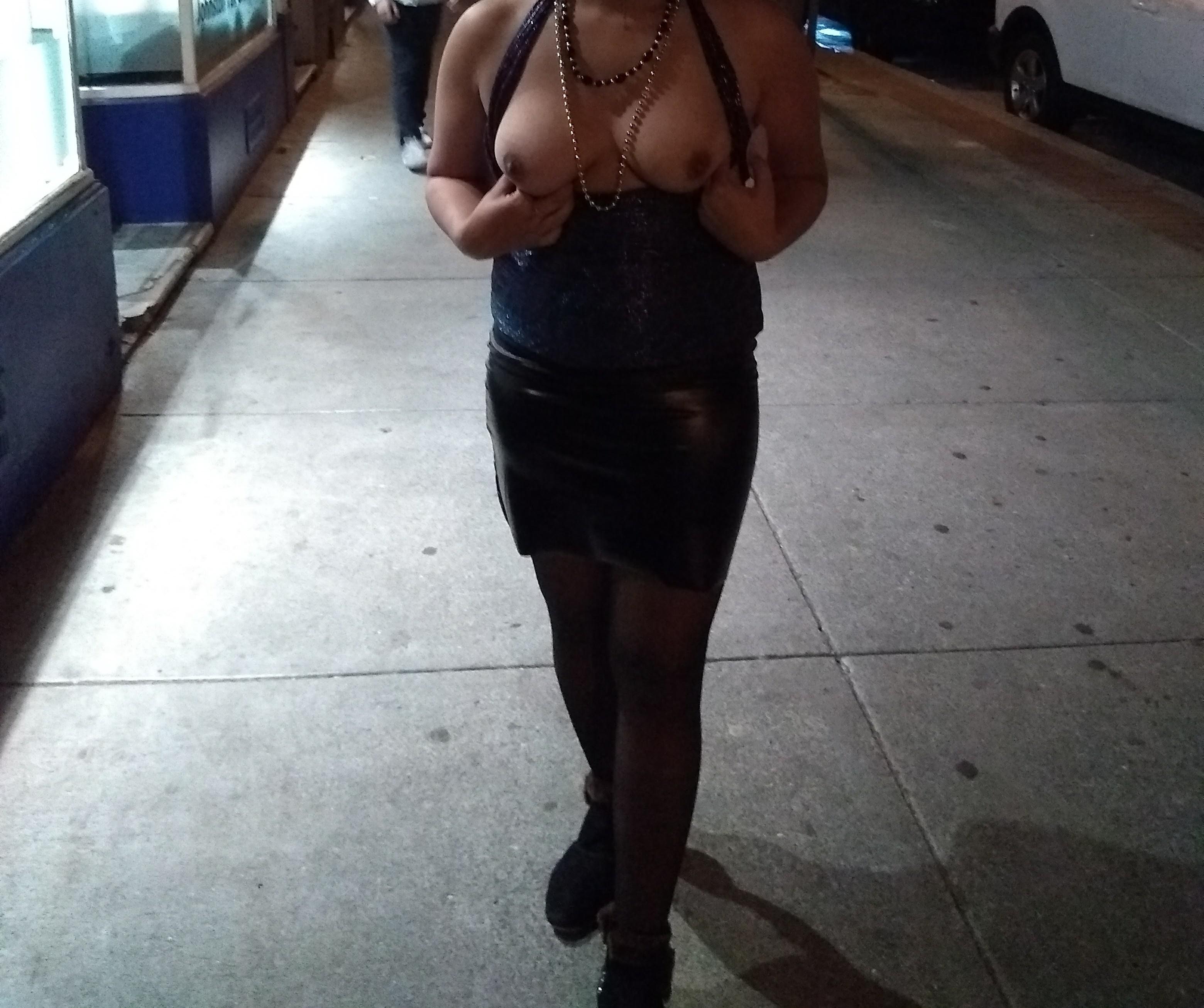 Horny Girlfriend Posing Sexy After Wild Clubbing