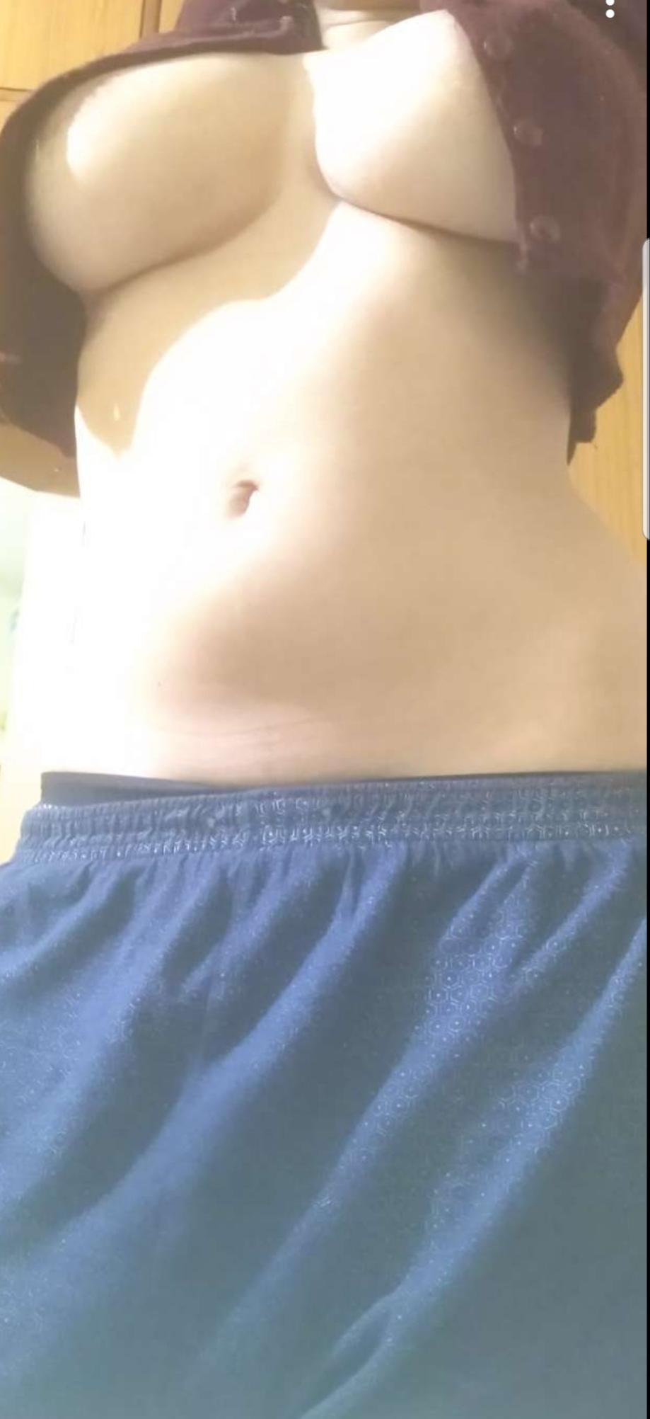 Lost Button Revealing Her Desi Curves Now