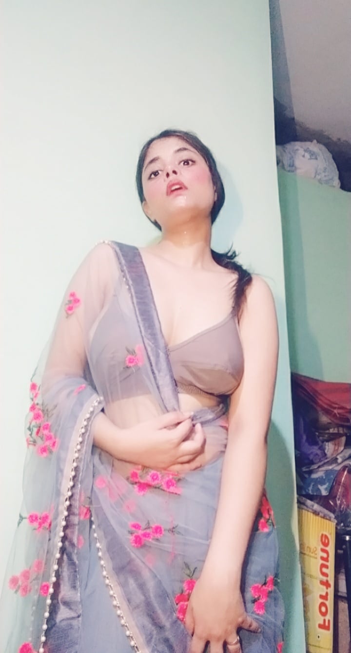 Indian school teacher see through saree boobs