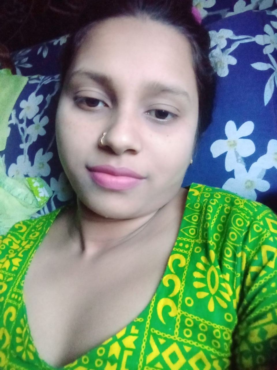 Bengali girl topless playing with big boobs