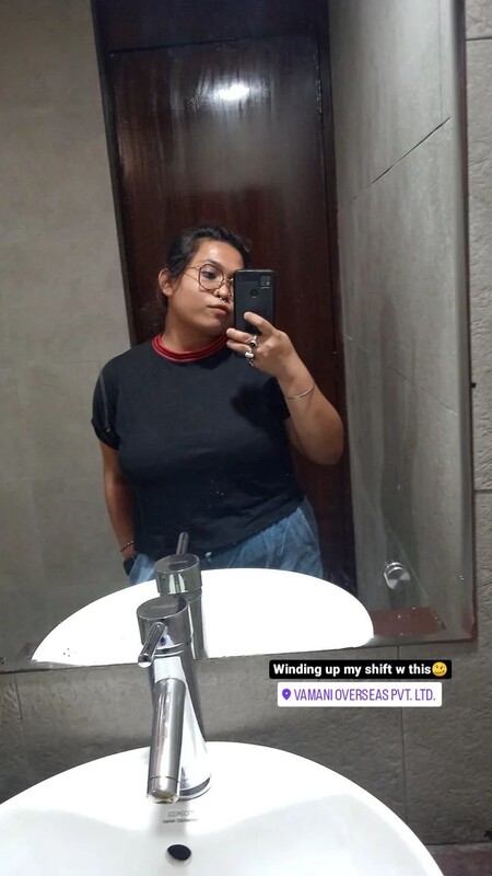 Faridabad garment office girl naked selfies