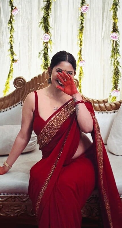 Instagram influencer and model Chirasree in see through