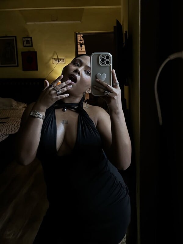 Instagram influencer and model Chirasree in see through