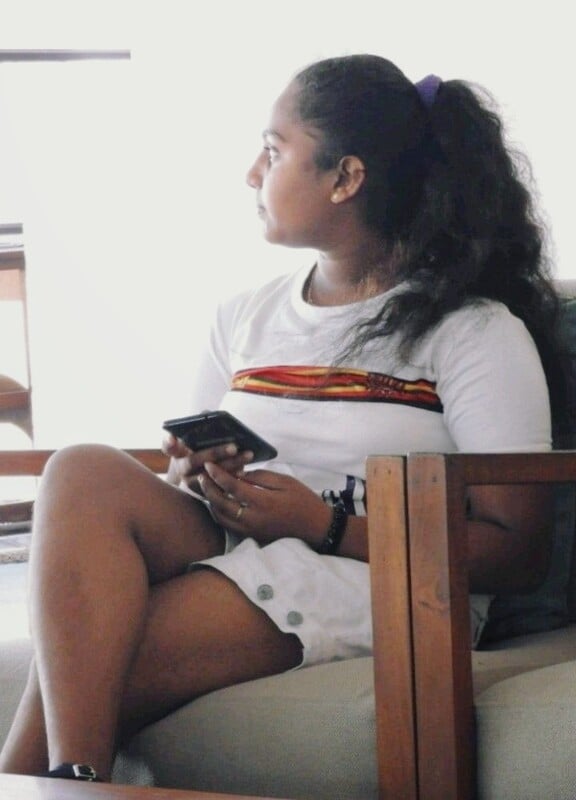 Sri Lankan girlfriend exposing private body parts