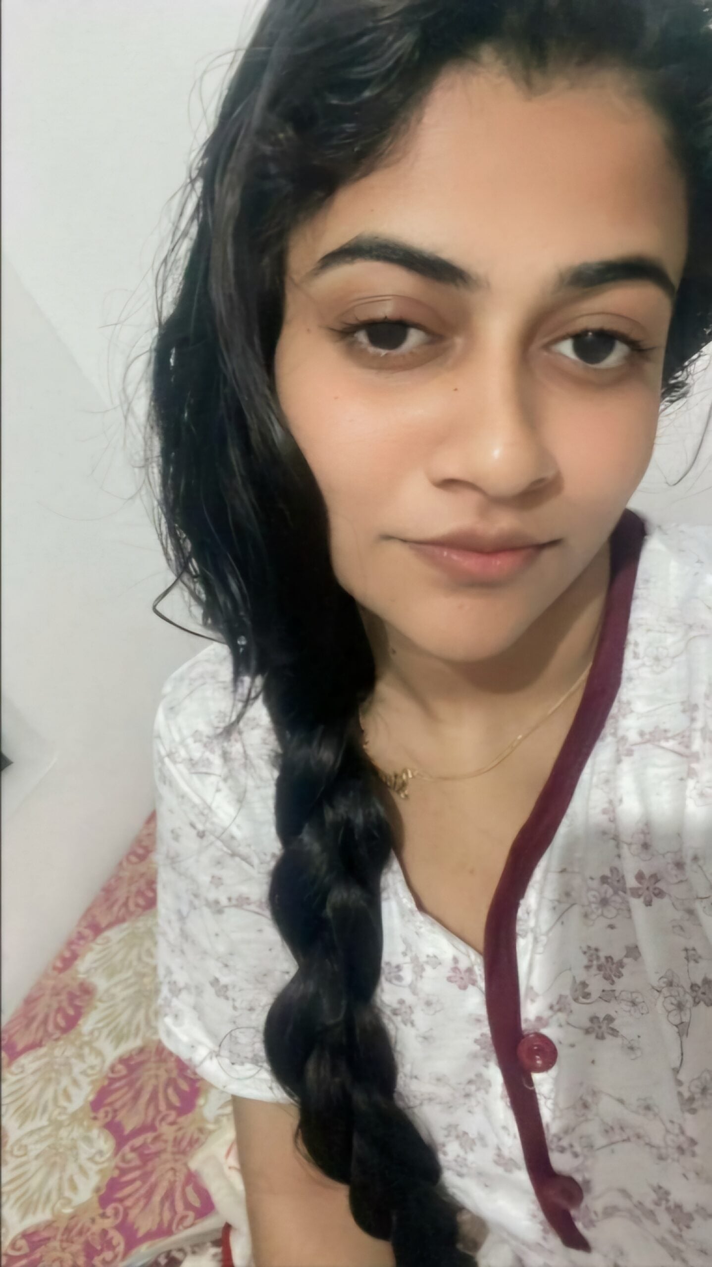 Cute college girl selfie boob showing few pics