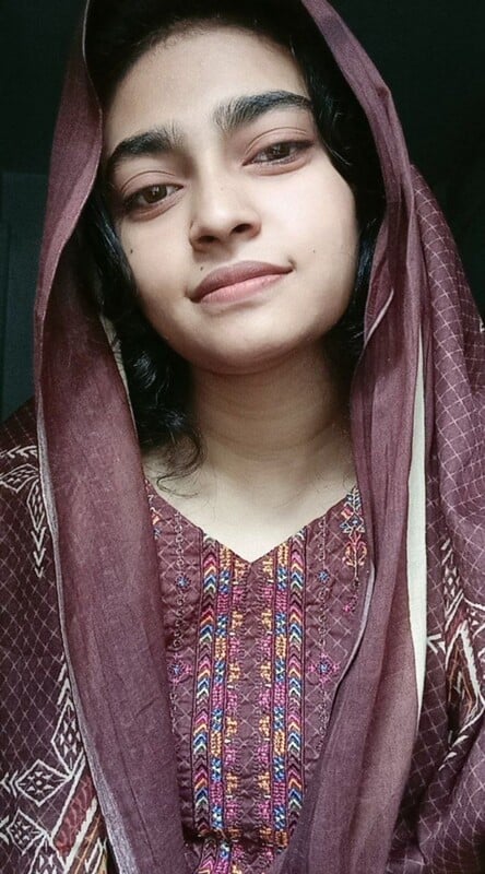 Young and beautiful Bangladeshi showing nude figure